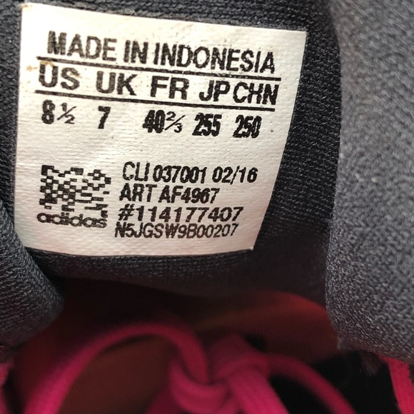 Adidas Womens Equipment 16 Running Shoes Pink - Picture 7 of 7